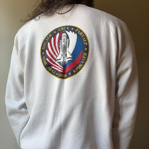 Vintage Fruit of the Loom Discovery STS-60 1994 Launch Sweatshirt XXL - Picture 2 of 8